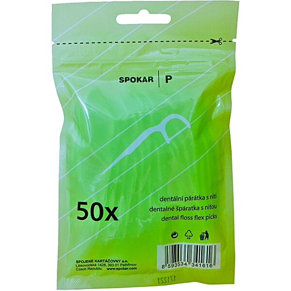 Купити Флосс-зубочистки Spokar 50 шт