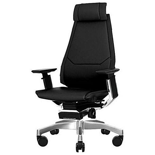 Крісло ергономічне комп'ютерне GENIDIA LUX COMFORT SEATING ( шкіряне )