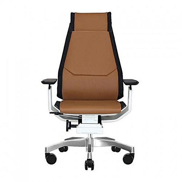 Фото Крісло ергономічне комп'ютерне GENIDIA LUX COMFORT SEATING ( шкіряне )