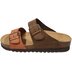Женские шлепанцы Grunland CB2249 11HOLA MARRONE-MULTI, оранжево-коричневые (Италия)