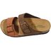 Женские шлепанцы Grunland CB2249 11HOLA MARRONE-MULTI, оранжево-коричневые (Италия)