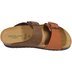 Женские шлепанцы Grunland CB2249 11HOLA MARRONE-MULTI, оранжево-коричневые (Италия)
