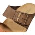 Женские шлепанцы Grunland CB2249 11HOLA MARRONE-MULTI, оранжево-коричневые (Италия)
