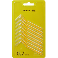 Межзубные ершики Spokar L 0,7 мм угловые 8 шт