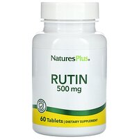 Rutin, рутин, Nature's Plus, 500 мг, 60 таблеток S125-NAP-02550
