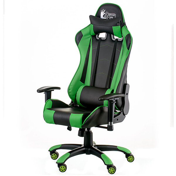 Купити Крісло ExtremeRace black/green Special4You