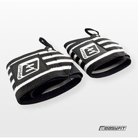 Кистевые бинты EasyFit 50х8 см фиксатор на запястье (черно-белые) S122-2122 №2
