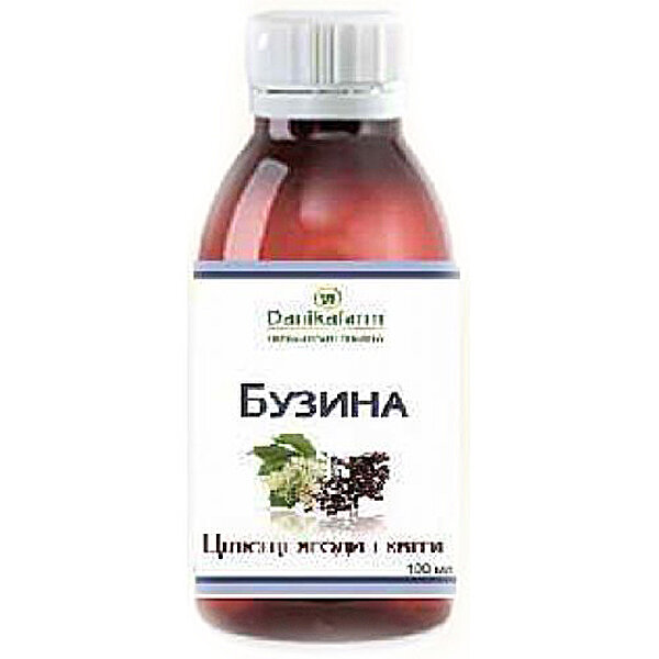 Фітопрепарат БАЖ Бузина - цілющі ягоди і квіти 100 мл. Данікафарм