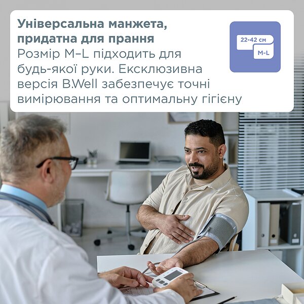 Автоматичний тонометр B.Well PRO-25 без адаптеру (Швейцарія)