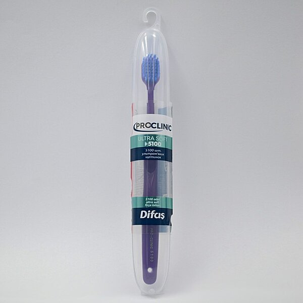 Зубная щетка Difas PRO-CLINIC ULTRA SOFT 5100, ультрамягкая в дорожном кейсе (Турция)