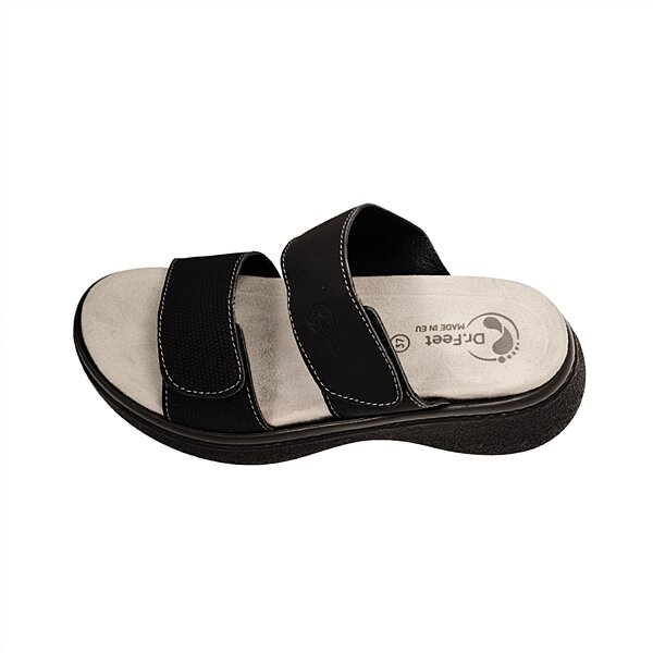 Характеристики Жіночі сандалі Dr.Feet 21012-146-148 з двома регульованими ремінцями, чорні (Хорватія)