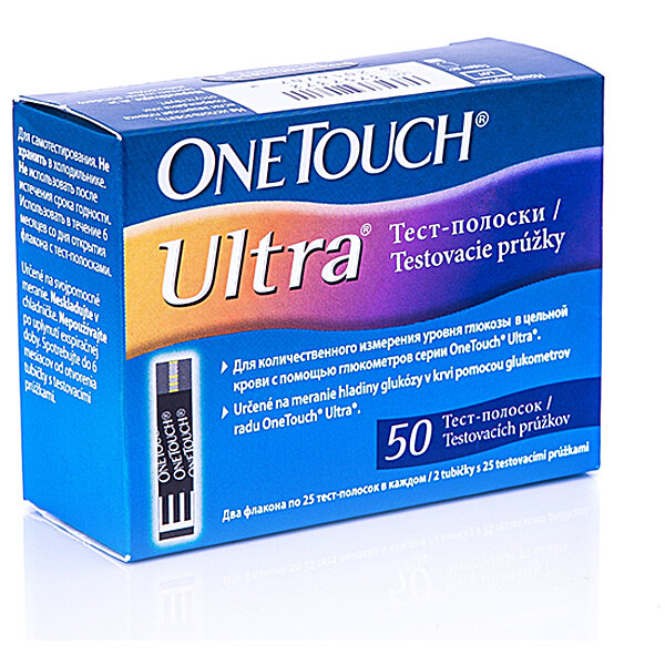 Фото Тест-смужки One Touch Ultra, 25 шт.