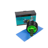 Ролик для пресса EasyFit с ковриком Зеленый (3 колеса) S122-1511 №2