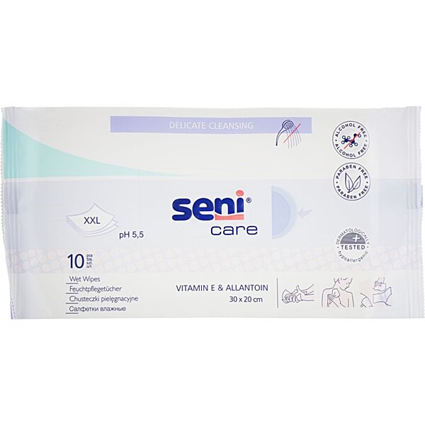 Салфетки влажные SENI CARE (10 шт.)