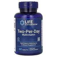 Мультивитамины Life Extension Дважды в день, 60 таблеток