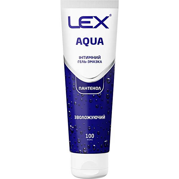 Интимный гель-смазка увлажняющий Lex Aqua, 100 мл (Швейцария)