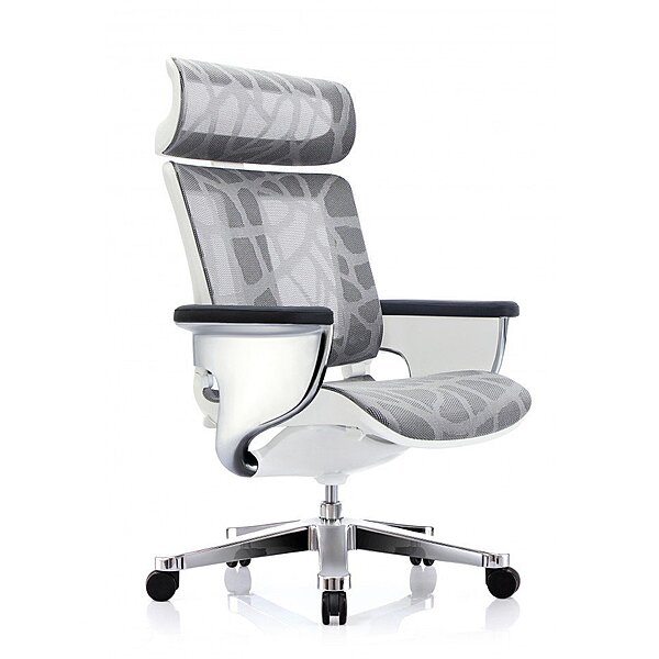 Крісло-реклайнер сітка NUVEM SILVER MESH COMFORT SEATING