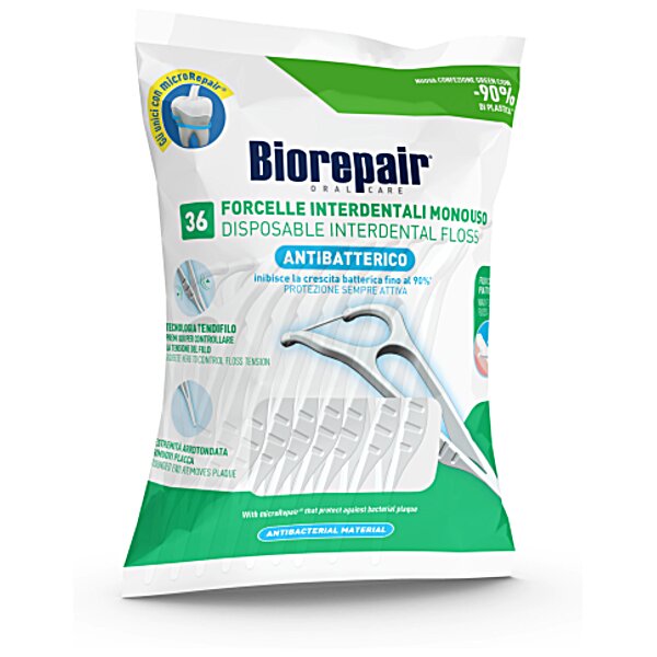 Фото Флоcер з тримачем насичений гідроксиапатитом, 36 шт Biorepair