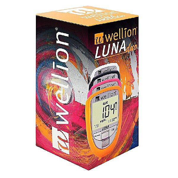 Купити Акційний набір Глюкометр Wellion Luna Duo + тест - смужки №50 шт . ( глюкоза) + тест - смужки №5 ( холестерин )