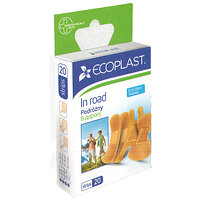 Набор пластырей медицинских тканных В дорогу ЄCOPLAST 20 шт.