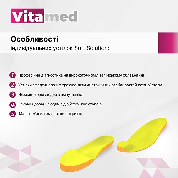 Індивідуальні устілки Vitamed SOFT (Україна/Італія)
