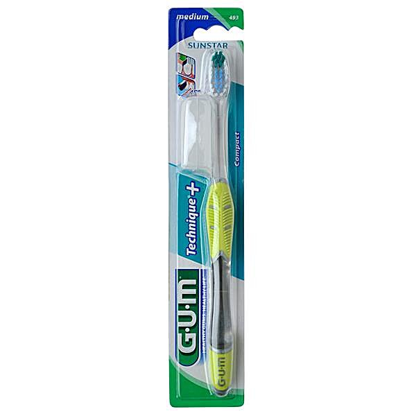 Купити Зубна щітка GUM Technique PLUS компакт , середньо - м'яка