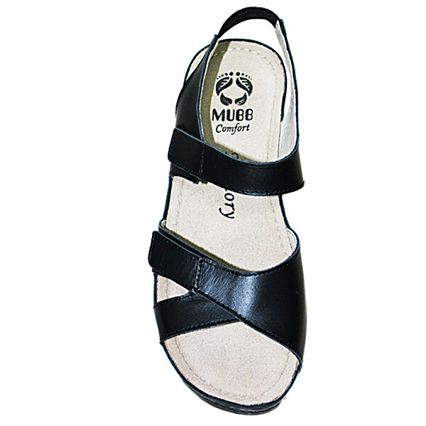Фото Жіночі ортопедичні босоніжки 267-1-19 NAPPA BLACK Mubb