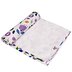 Фото Пеленка двусторонняя непромокаемая Eco Cotton р.50х70 см. Фуксия, цветы Эко Пупс