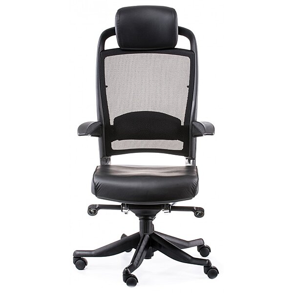 Фото Крісло ергономічне FULKRUM BLACK LEATHER Special4You