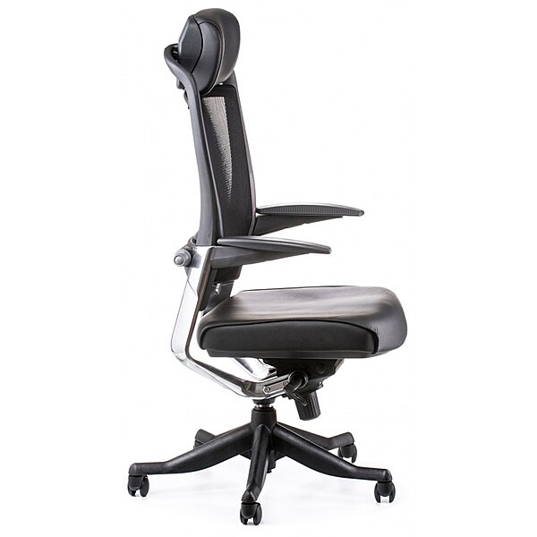 Крісло ергономічне FULKRUM BLACK LEATHER Special4You