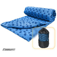 Полотенце для йоги EasyFit Yoga Mat Towel из микрофибры  (Синее) S122-2110 №2