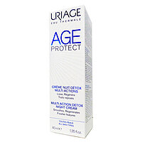 Мультизадачный ночной детокс-крем AGE PROTECT 40 мл Uriage №2