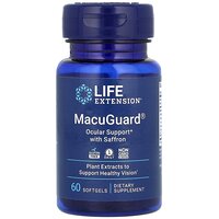 ВІТАМІНИ для очей, Ocular Support with Saffron, Life Extension, 60 гелевих капсул S125-LEX-19926