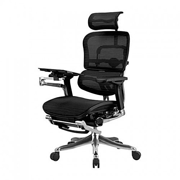 Крісло ергономічне комп'ютерне ERGOHUMAN PLUS COMFORT SEATING c підставкою для ніг