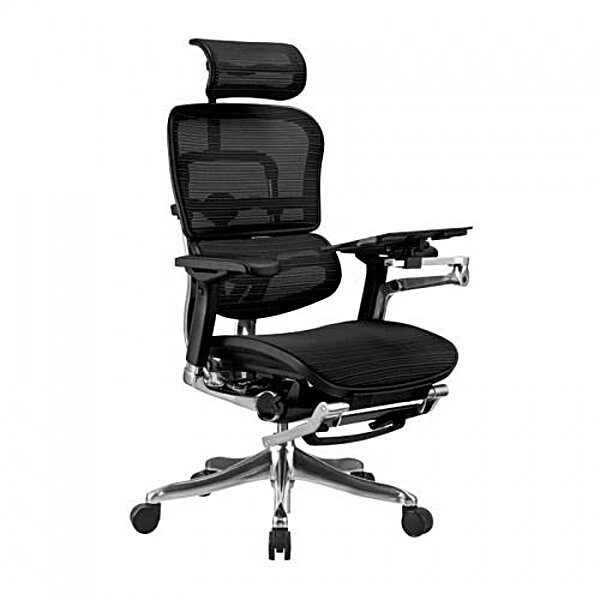 Крісло ергономічне комп'ютерне ERGOHUMAN PLUS COMFORT SEATING c підставкою для ніг