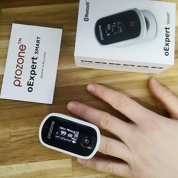 Пульсоксиметр 6-в-1 oExpert SMART (Bluetooth) ProZone