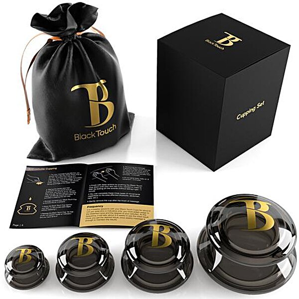 Великі вакуумні банки (4 шт.) Black Touch