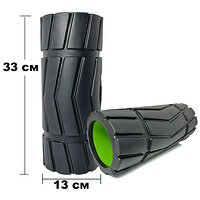Ролик массажный EasyFit Rover 33 см Черный S122-1659