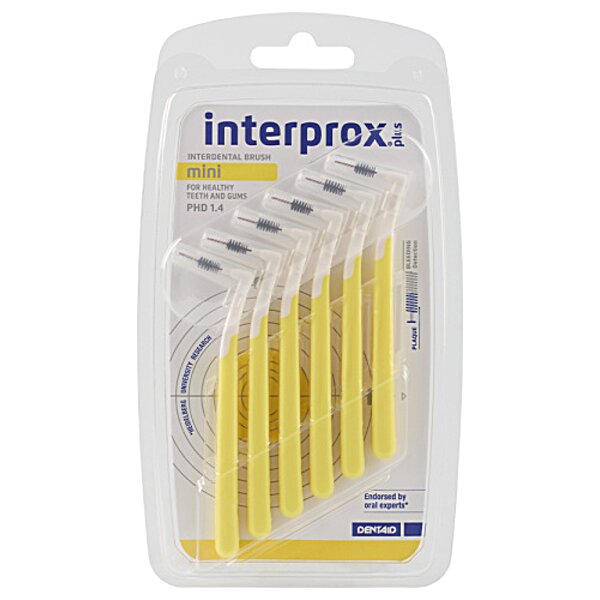 Щітка міжзубна Dentaid Interprox Plus 2G Mini 1.4 мм, 6 шт. (Іспанія)