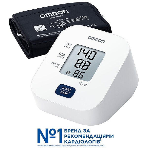 Автоматичний тонометр з манжетою на плече OMRON M1 Basic HEM-7090-LE (Японія)