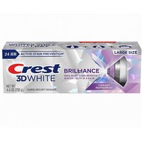 Відбілювальна зубна паста Crest 3D White Brilliance Vibrant Peppermint, 130 г (США) №2
