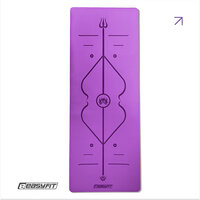Коврик для йоги профессиональный EasyFit Pro каучук 5 мм Фиолетовый S122-1689 №2