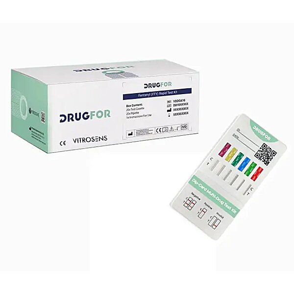 Фото Экспресс-тест DrugFor Vitrosens для выявления 5 наркотических веществ в моче (Турция)