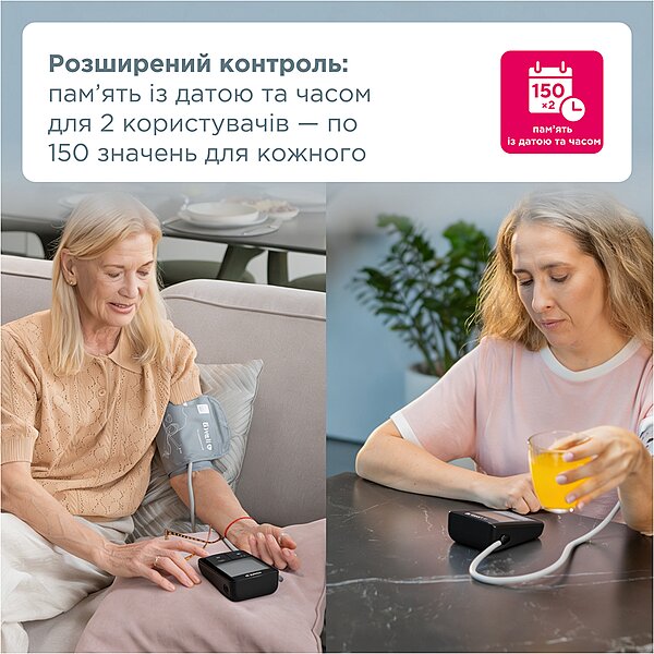 Автоматичний тонометр на плече B.Well MED-81 з адаптером (Швейцарія)