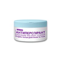 Пудра-тальк антиперспірант CLEAN & SUJEE, порошок, 120 г (Україна)