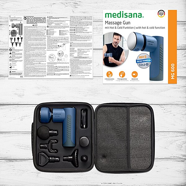 Масажер перкусійний ручний Medisana MG 600 з функцією Hot & Cold (Німеччина)