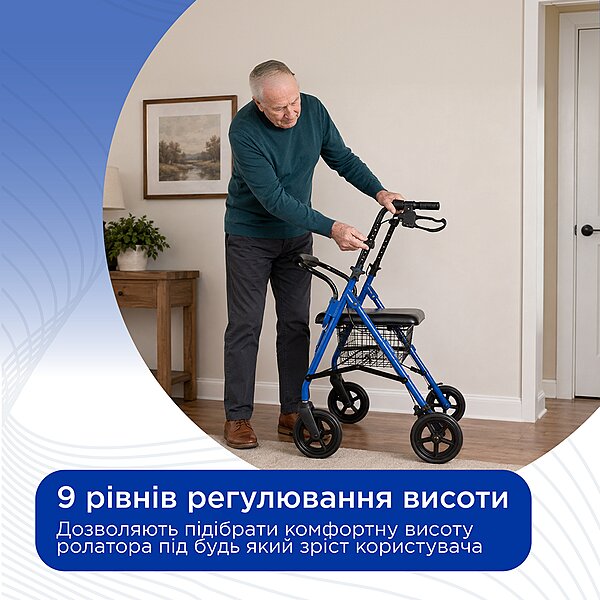 Ходунки на колесах Doctor Life (ролатор) 11770 (Україна)