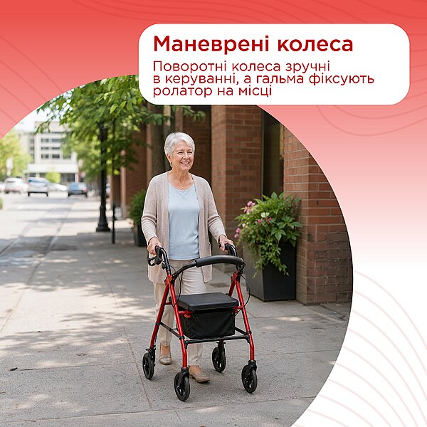 Ходунки на колесах Doctor Life (ролатор) 18231 (Україна)