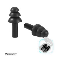 Силиконовые беруши многоразовые EasyFit черные S122-2137 №2
