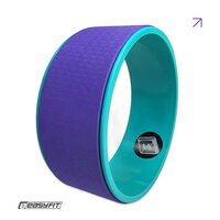 Колесо для йоги EasyFit TPE 33 см фиолетово-мятное S122-1523 №2